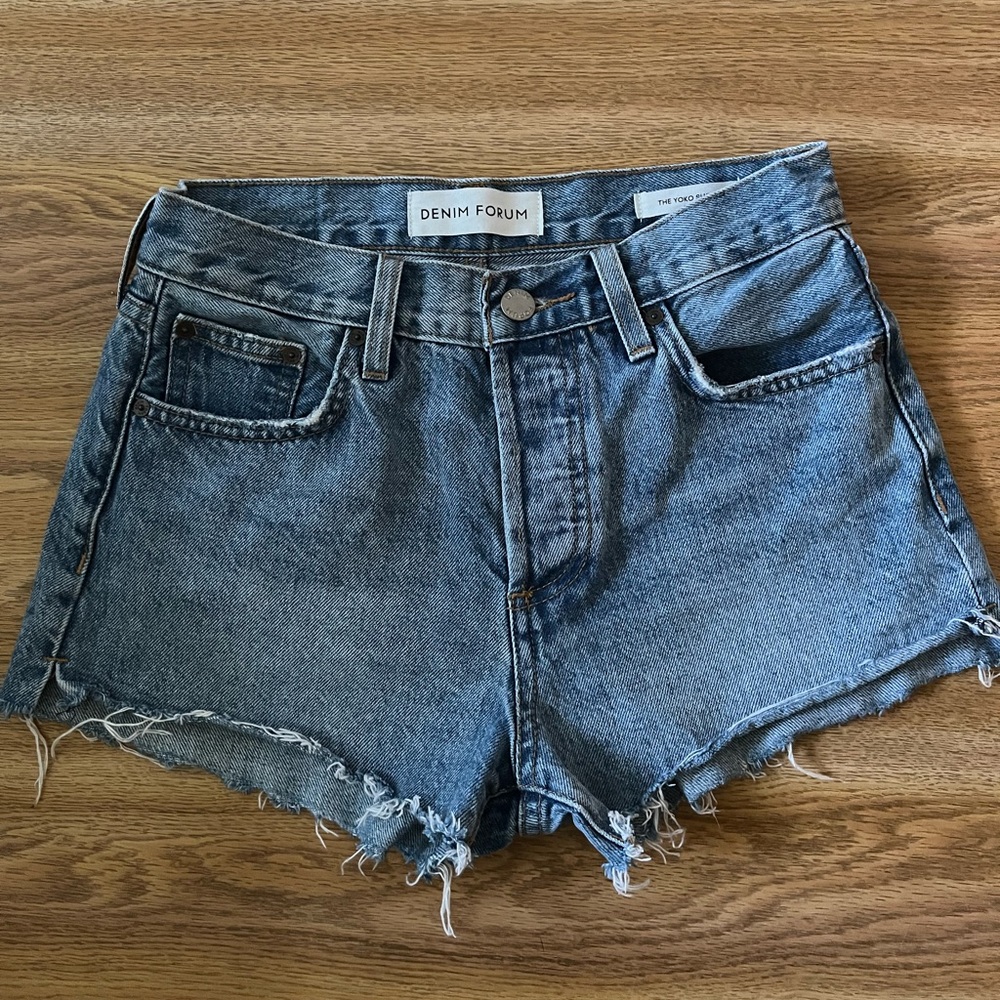 Denim Forum Jean Shorts Size 24
